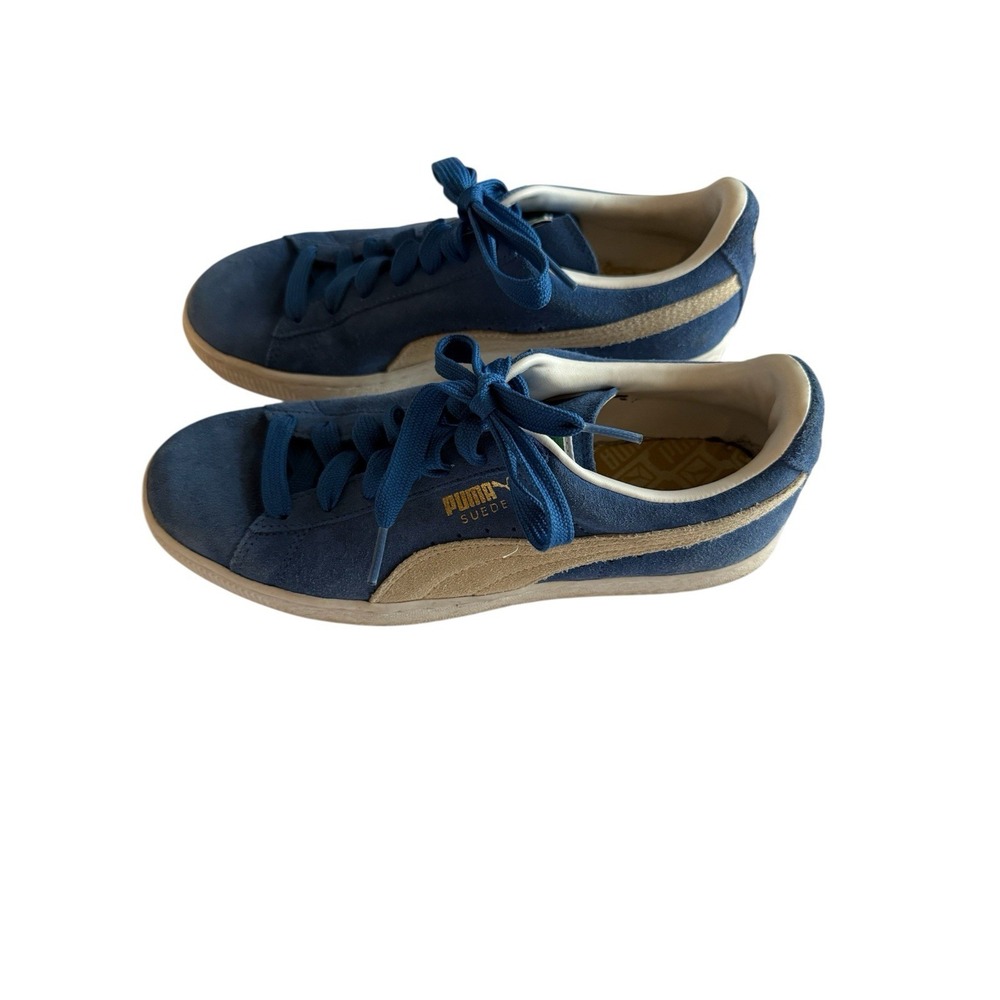 Puma Women's Olympian Blue Suede Classic Shoe Sz 9/ Men's 7.5